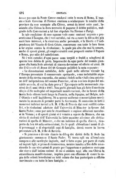 La civiltà cattolica pubblicazione periodica per tutta l'Italia