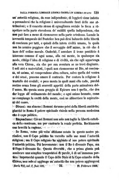 La civiltà cattolica pubblicazione periodica per tutta l'Italia