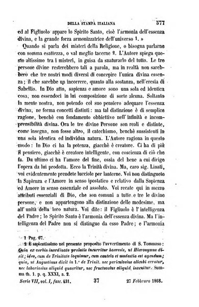 La civiltà cattolica pubblicazione periodica per tutta l'Italia