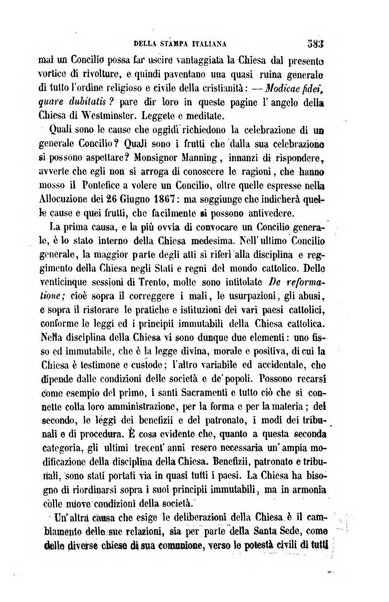 La civiltà cattolica pubblicazione periodica per tutta l'Italia