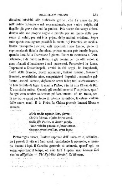 La civiltà cattolica pubblicazione periodica per tutta l'Italia