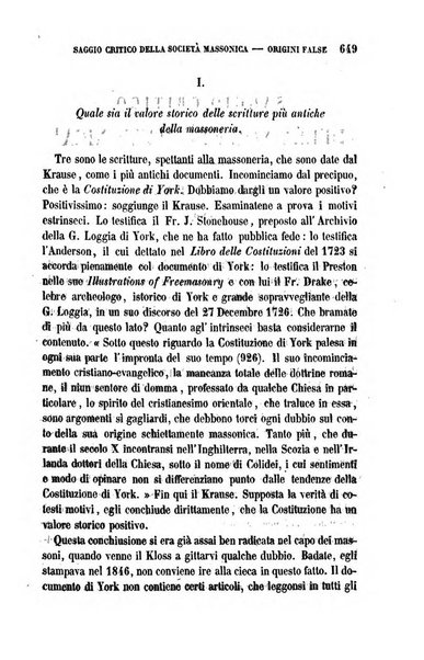 La civiltà cattolica pubblicazione periodica per tutta l'Italia