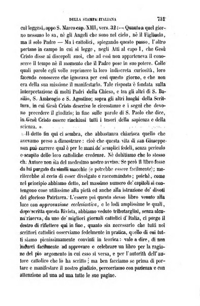 La civiltà cattolica pubblicazione periodica per tutta l'Italia