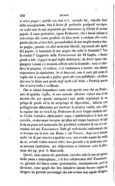 La civiltà cattolica pubblicazione periodica per tutta l'Italia