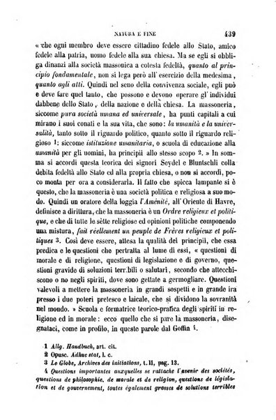 La civiltà cattolica pubblicazione periodica per tutta l'Italia