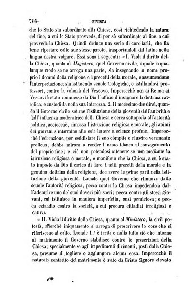 La civiltà cattolica pubblicazione periodica per tutta l'Italia