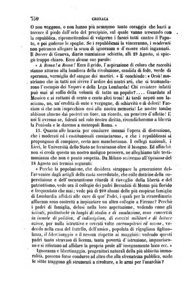 La civiltà cattolica pubblicazione periodica per tutta l'Italia