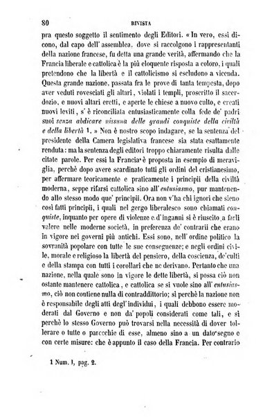 La civiltà cattolica pubblicazione periodica per tutta l'Italia