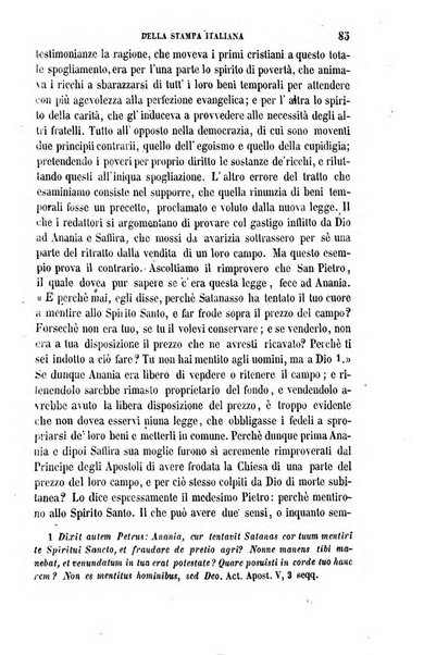 La civiltà cattolica pubblicazione periodica per tutta l'Italia