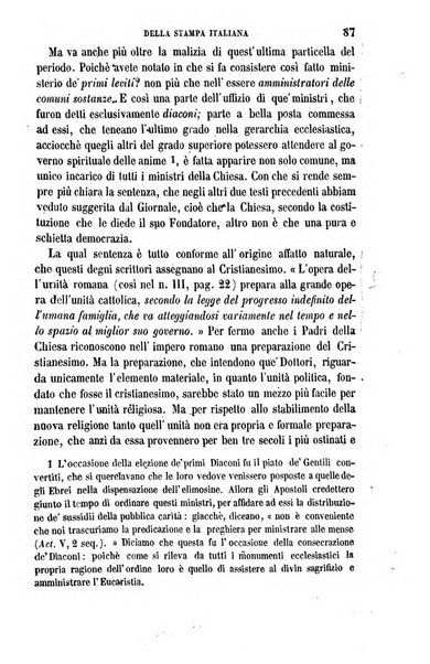 La civiltà cattolica pubblicazione periodica per tutta l'Italia