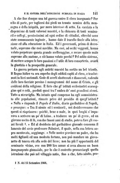 La civiltà cattolica pubblicazione periodica per tutta l'Italia