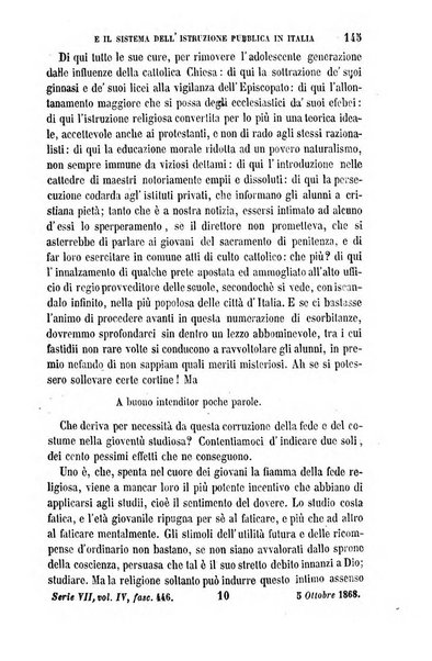 La civiltà cattolica pubblicazione periodica per tutta l'Italia