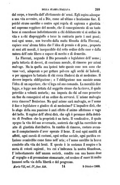 La civiltà cattolica pubblicazione periodica per tutta l'Italia