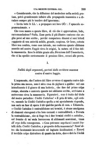 La civiltà cattolica pubblicazione periodica per tutta l'Italia