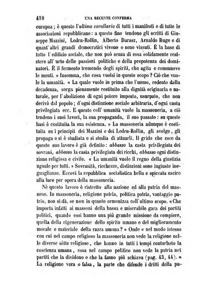 La civiltà cattolica pubblicazione periodica per tutta l'Italia