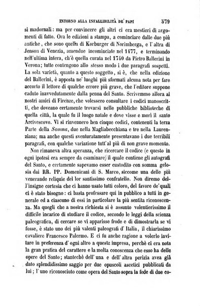 La civiltà cattolica pubblicazione periodica per tutta l'Italia