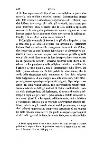 La civiltà cattolica pubblicazione periodica per tutta l'Italia