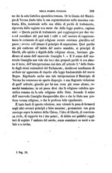 La civiltà cattolica pubblicazione periodica per tutta l'Italia