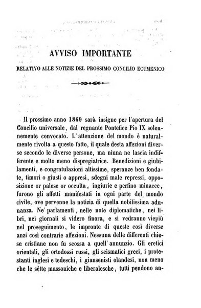 La civiltà cattolica pubblicazione periodica per tutta l'Italia