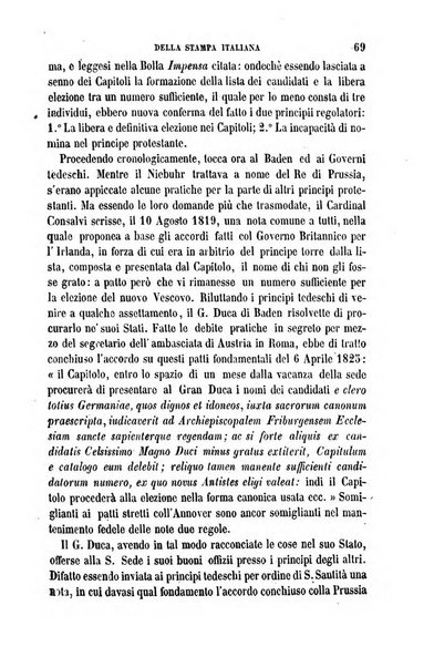 La civiltà cattolica pubblicazione periodica per tutta l'Italia