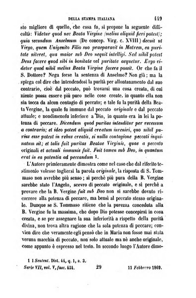 La civiltà cattolica pubblicazione periodica per tutta l'Italia