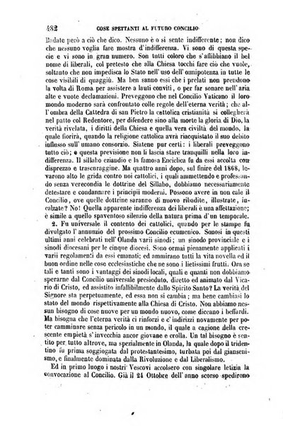 La civiltà cattolica pubblicazione periodica per tutta l'Italia