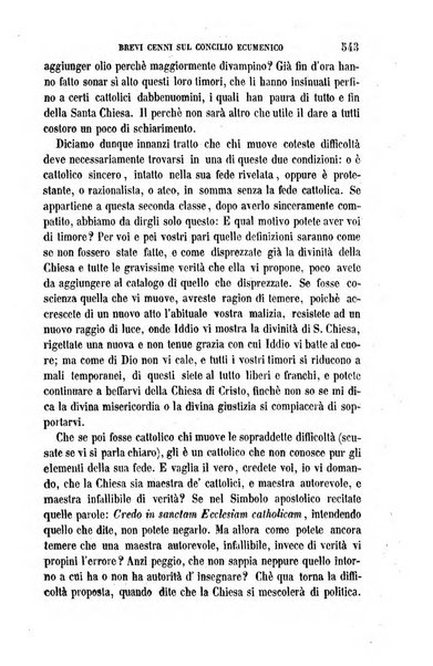 La civiltà cattolica pubblicazione periodica per tutta l'Italia