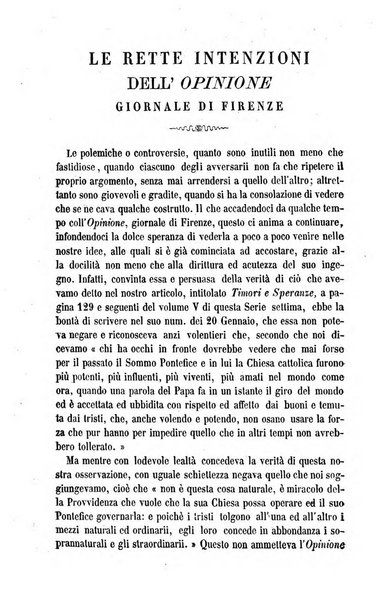 La civiltà cattolica pubblicazione periodica per tutta l'Italia