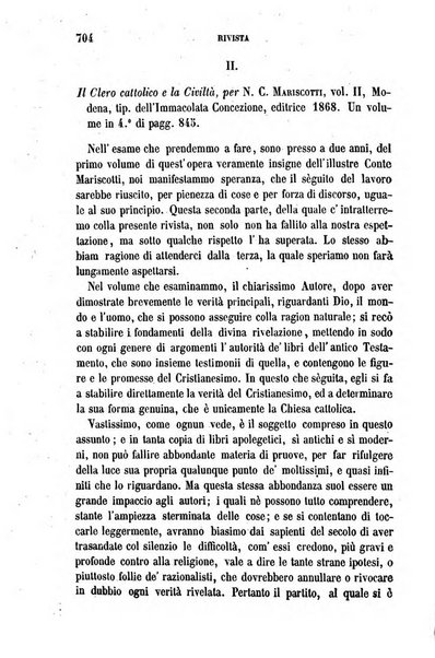 La civiltà cattolica pubblicazione periodica per tutta l'Italia