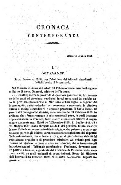 La civiltà cattolica pubblicazione periodica per tutta l'Italia