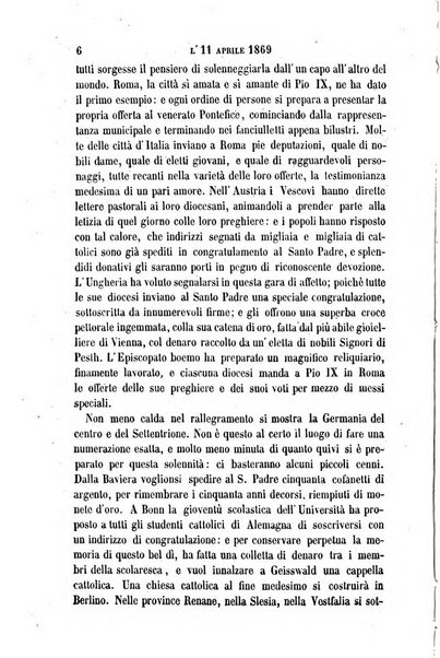 La civiltà cattolica pubblicazione periodica per tutta l'Italia