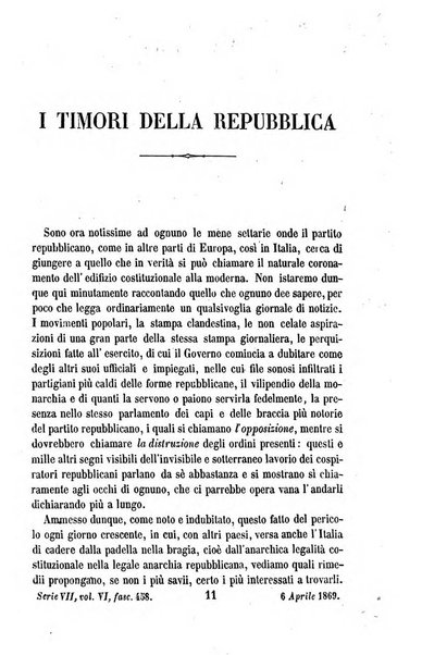 La civiltà cattolica pubblicazione periodica per tutta l'Italia