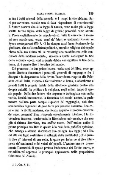 La civiltà cattolica pubblicazione periodica per tutta l'Italia