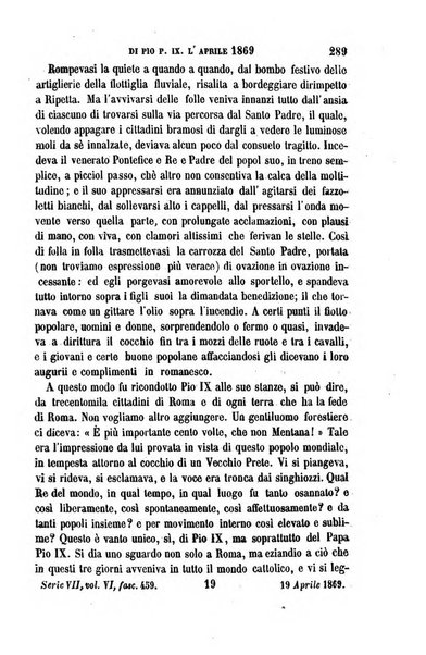 La civiltà cattolica pubblicazione periodica per tutta l'Italia