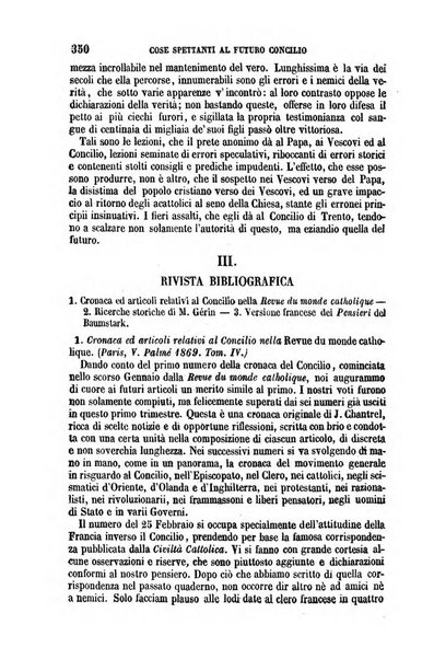 La civiltà cattolica pubblicazione periodica per tutta l'Italia