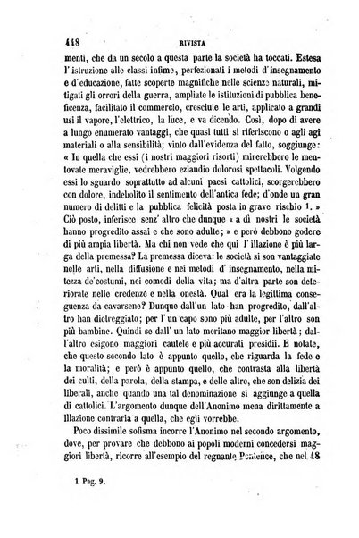 La civiltà cattolica pubblicazione periodica per tutta l'Italia