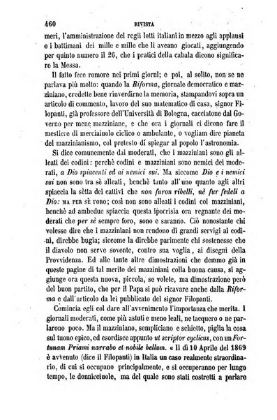 La civiltà cattolica pubblicazione periodica per tutta l'Italia