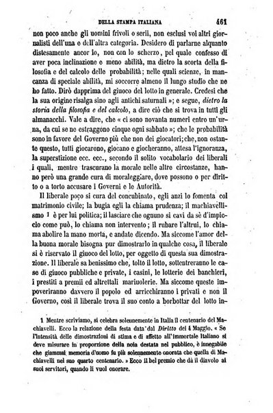 La civiltà cattolica pubblicazione periodica per tutta l'Italia