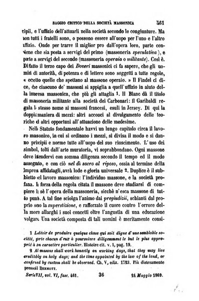 La civiltà cattolica pubblicazione periodica per tutta l'Italia