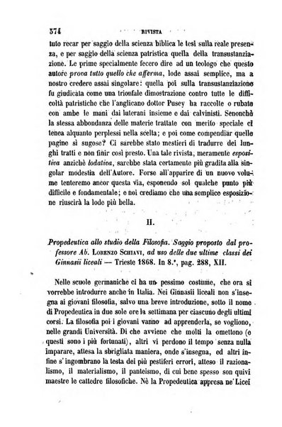 La civiltà cattolica pubblicazione periodica per tutta l'Italia