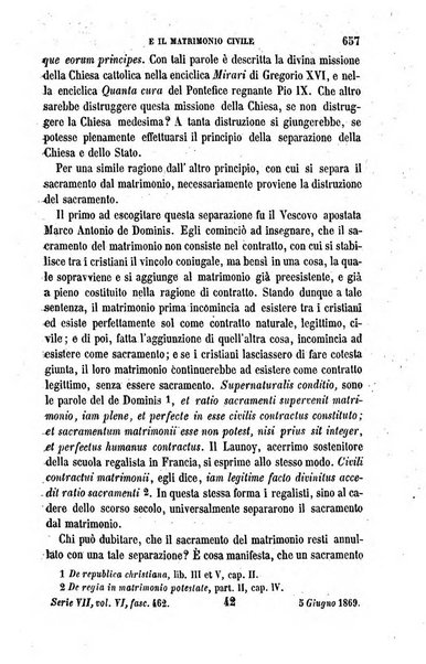 La civiltà cattolica pubblicazione periodica per tutta l'Italia