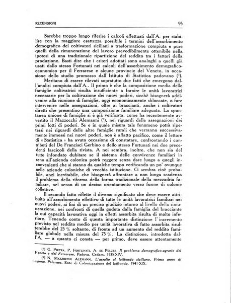 Statistica edita, sotto gli auspici delle Università di Bologna, Padova e Palermo, dalla Scuola di Perfezionamento in discipline corporative dell'Università di Ferrara