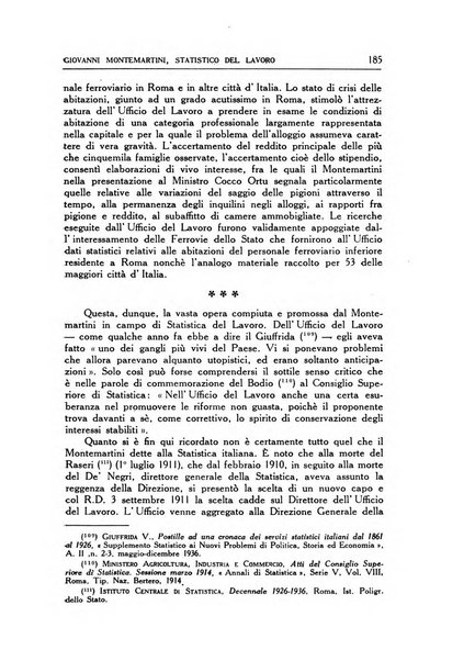 Statistica edita, sotto gli auspici delle Università di Bologna, Padova e Palermo, dalla Scuola di Perfezionamento in discipline corporative dell'Università di Ferrara