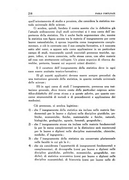 Statistica edita, sotto gli auspici delle Università di Bologna, Padova e Palermo, dalla Scuola di Perfezionamento in discipline corporative dell'Università di Ferrara