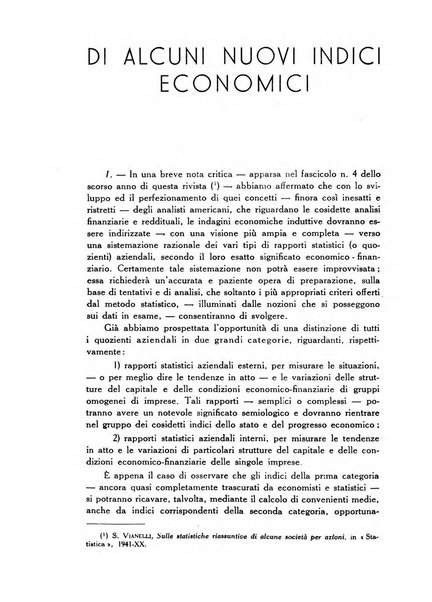 Statistica edita, sotto gli auspici delle Università di Bologna, Padova e Palermo, dalla Scuola di Perfezionamento in discipline corporative dell'Università di Ferrara