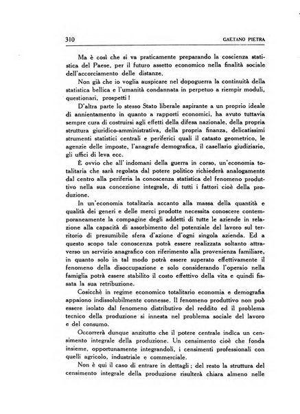 Statistica edita, sotto gli auspici delle Università di Bologna, Padova e Palermo, dalla Scuola di Perfezionamento in discipline corporative dell'Università di Ferrara