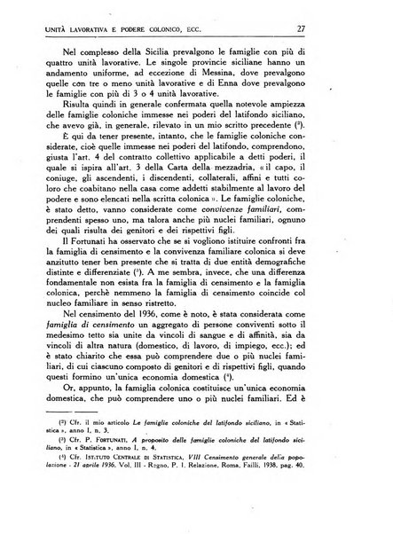 Statistica edita, sotto gli auspici delle Università di Bologna, Padova e Palermo, dalla Scuola di Perfezionamento in discipline corporative dell'Università di Ferrara