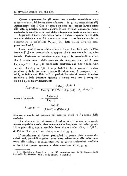 Statistica edita, sotto gli auspici delle Università di Bologna, Padova e Palermo, dalla Scuola di Perfezionamento in discipline corporative dell'Università di Ferrara