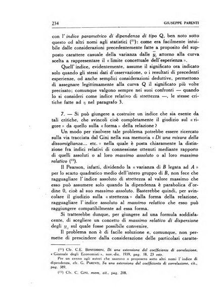 Statistica edita, sotto gli auspici delle Università di Bologna, Padova e Palermo, dalla Scuola di Perfezionamento in discipline corporative dell'Università di Ferrara