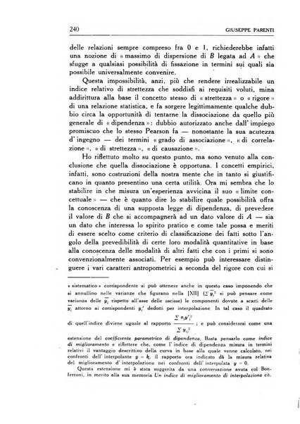 Statistica edita, sotto gli auspici delle Università di Bologna, Padova e Palermo, dalla Scuola di Perfezionamento in discipline corporative dell'Università di Ferrara